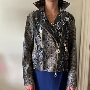 Nasty Gal Snakeskin Jacket